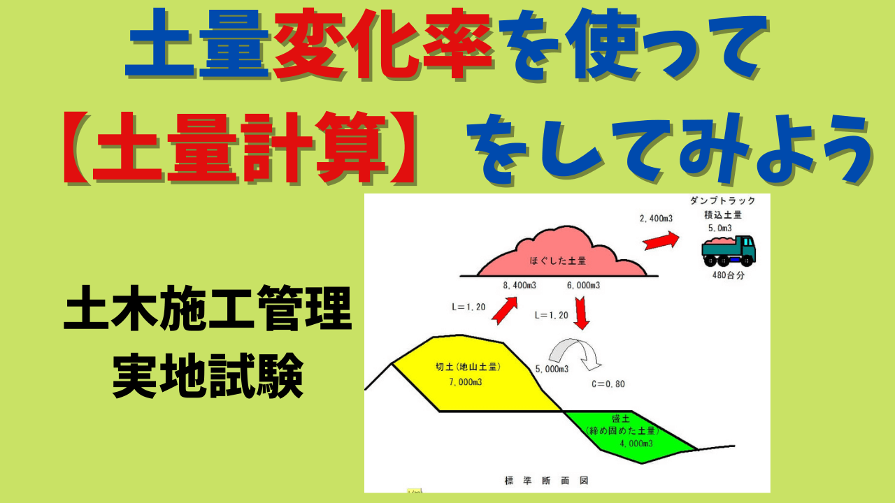 土量変化率​​L(ルーズ)とC​​(コンパクト)を用いた土量計算の実践ガイド 【ご参考】土の量の測り方