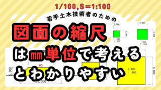 図面の【縮尺】は㎜単位で考えるとわかりやすい